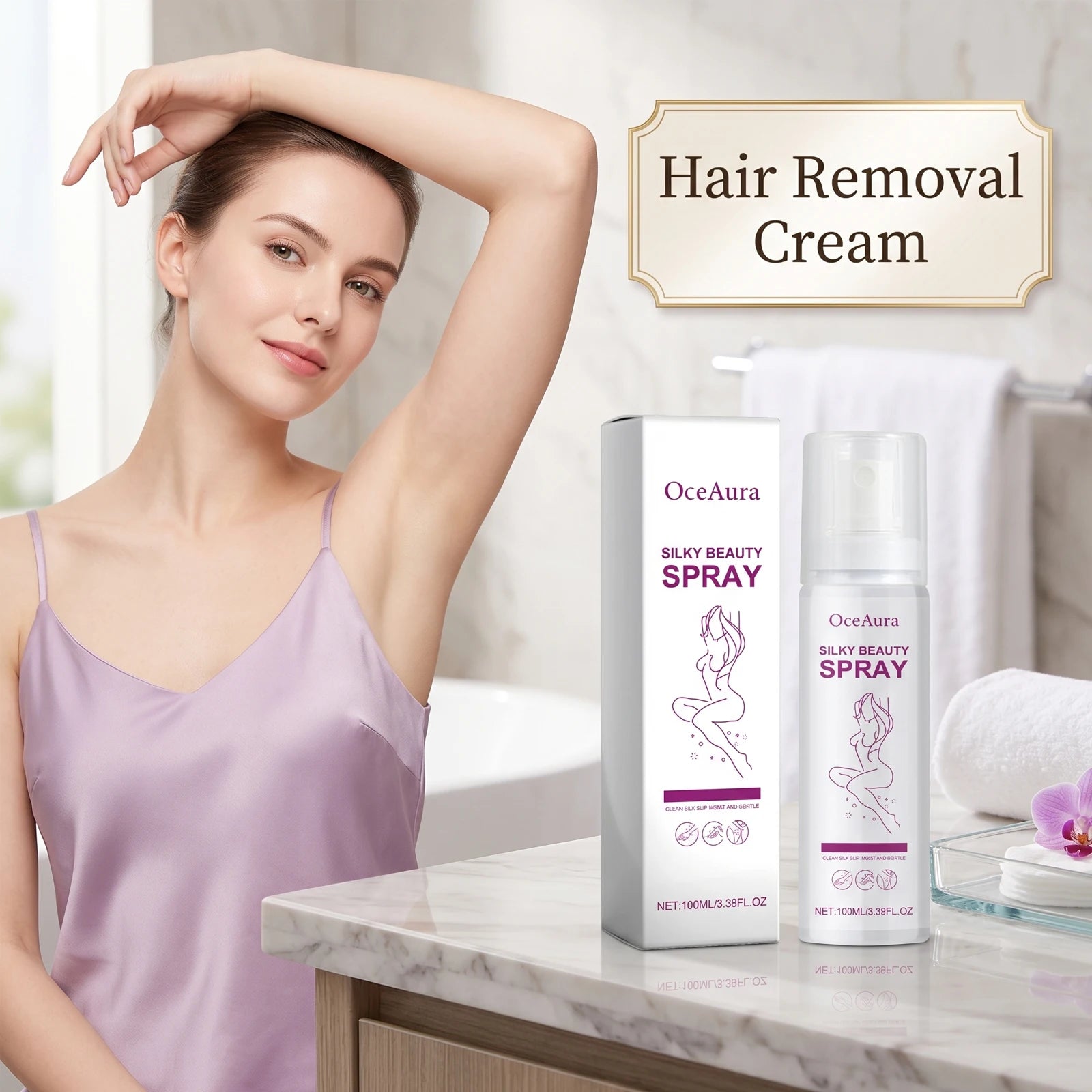 Gentle Painless Hair Removal Mousse Spray - 5