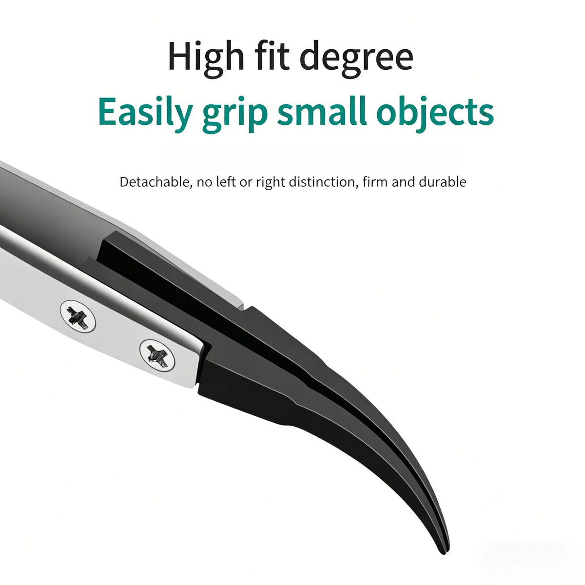 ESD-Safe Precision Tweezer Set with Replaceable Anti-Static Tips