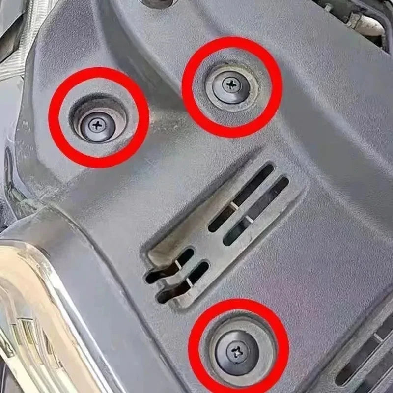 8mm Car Bumper and Door Trim Push Fastener Clips
