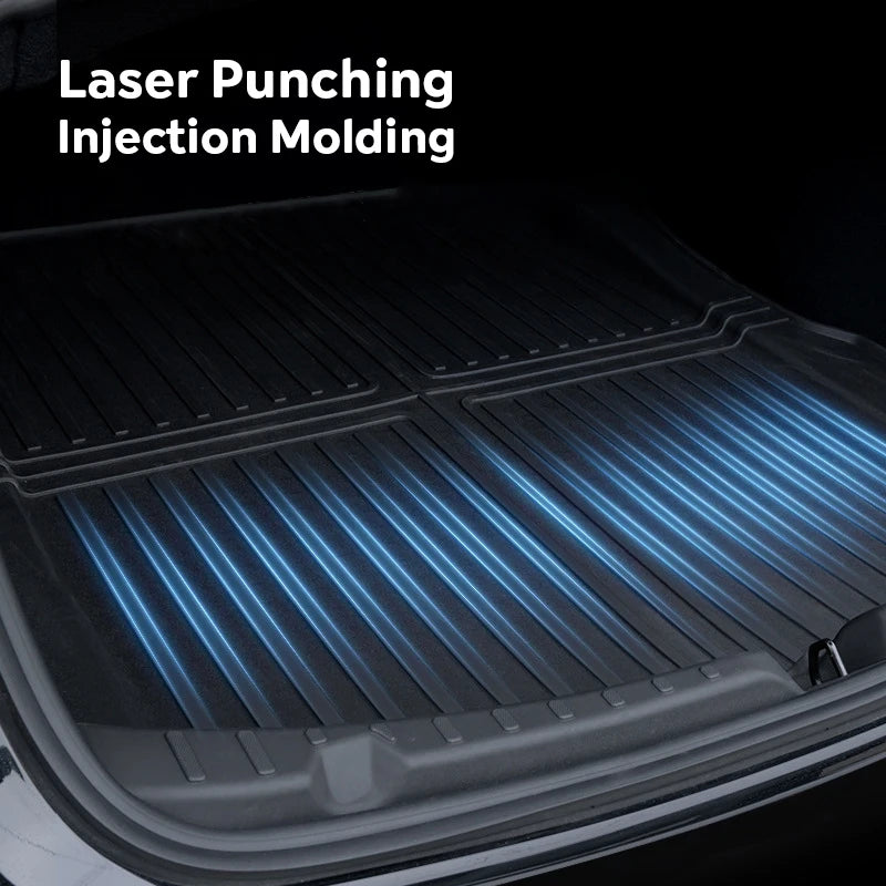 TPE Waterproof Trunk Mat Set for 2025 Model Y Juniper - 9