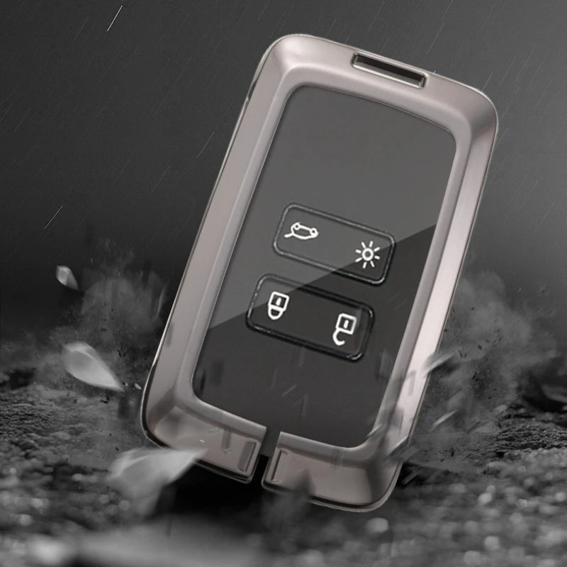 Leather Protective Car Key Case Cover - 5