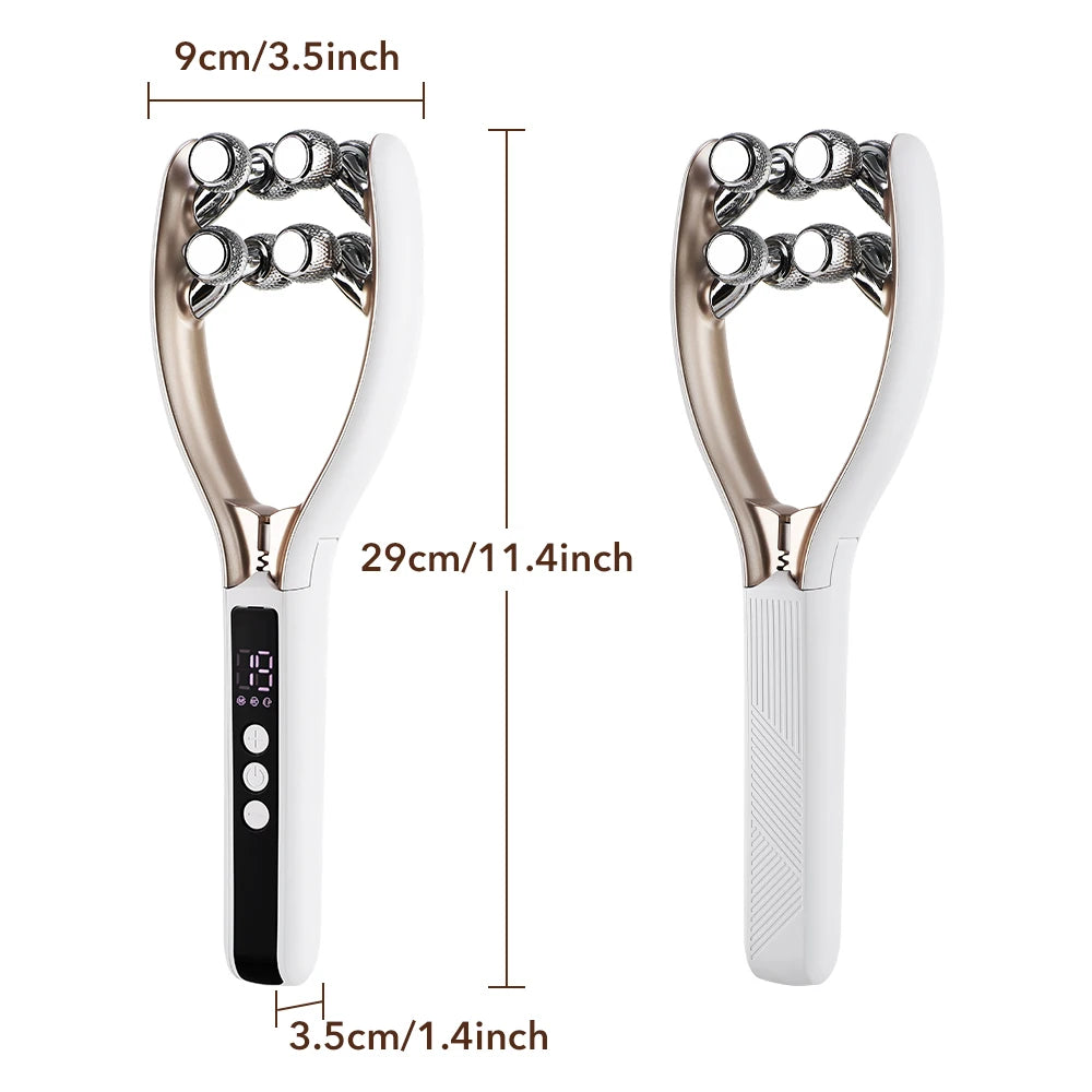Electric 8-Roller Facial Contouring Massager - 15