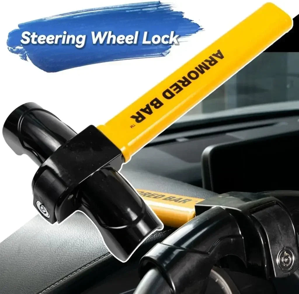 Heavy Duty T-Shaped Anti-Theft Car Steering Wheel Lock