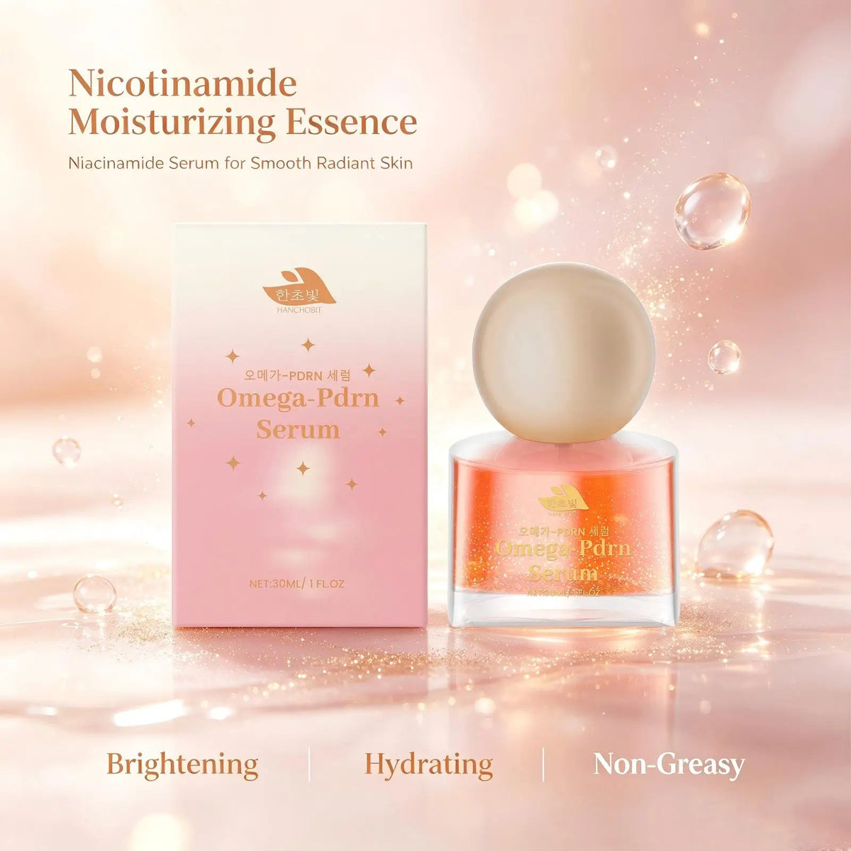 Niacinamide Hydrating Face Serum for Brightening and Skin Repair