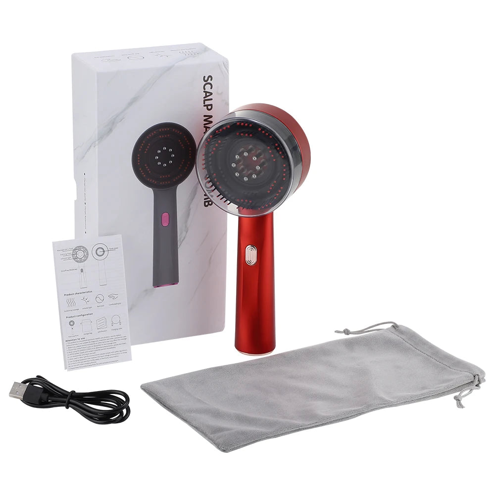Electric Scalp Massager and Essential Oil Applicator Comb - 18