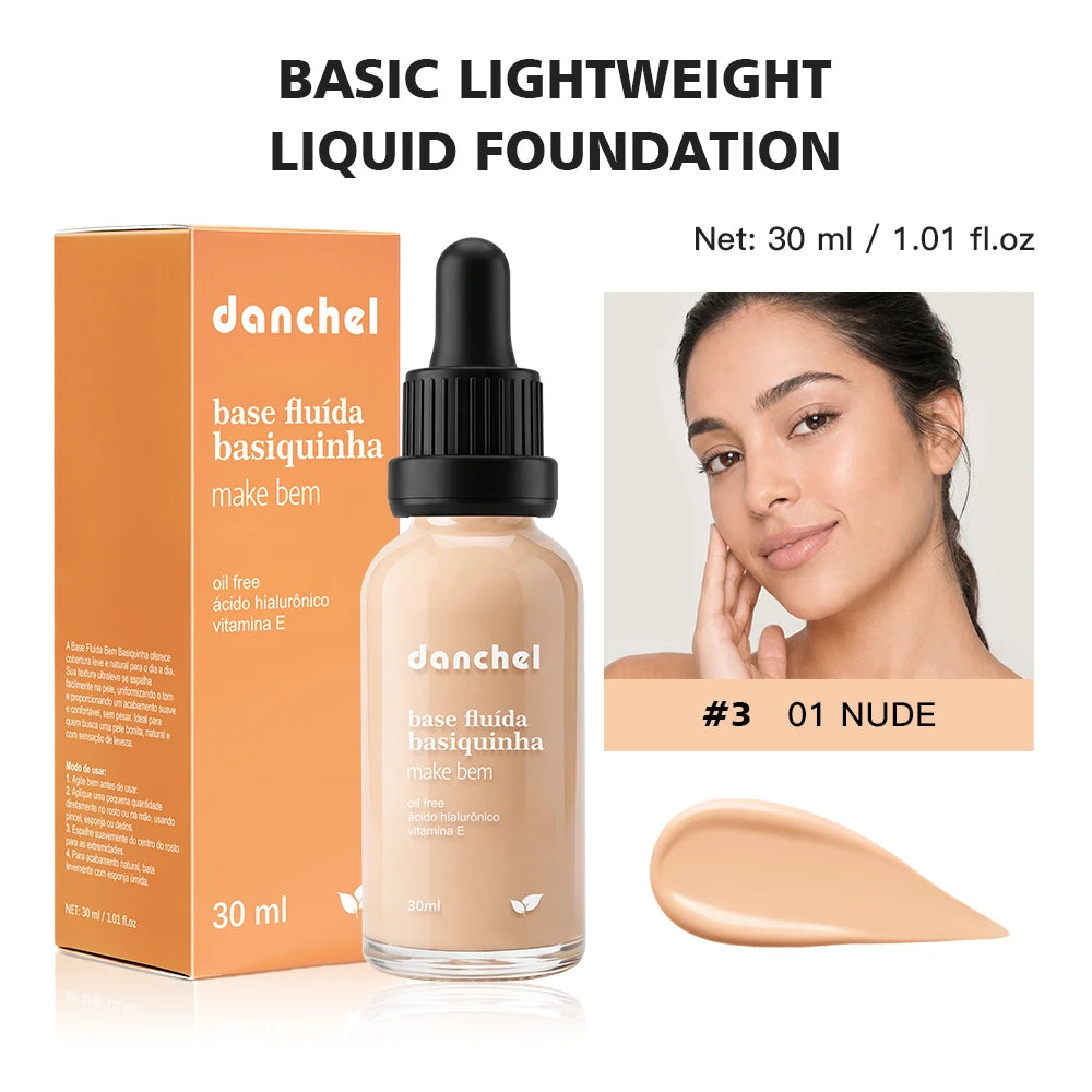 Matte Lightweight Liquid Foundation for Natural Pore-Minimizing Coverage