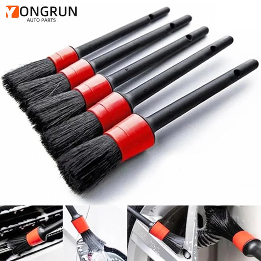 5-Piece Professional Car Detailing Brush Set