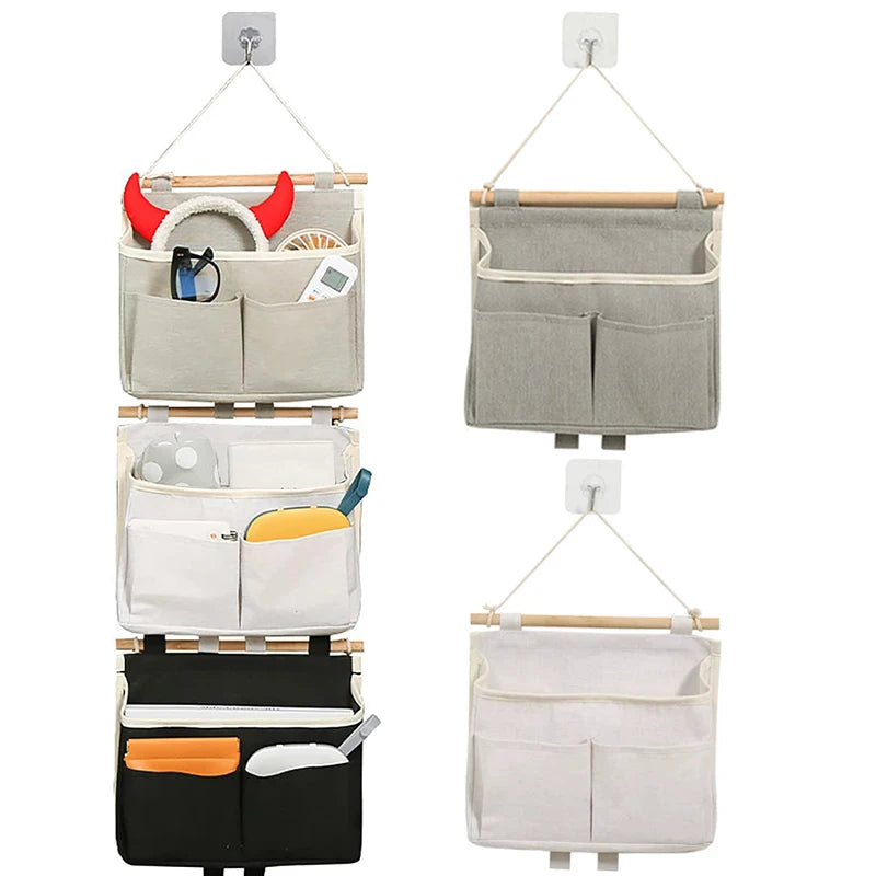 Wall Mounted Hanging Storage Organizer for Bedroom and Dorm