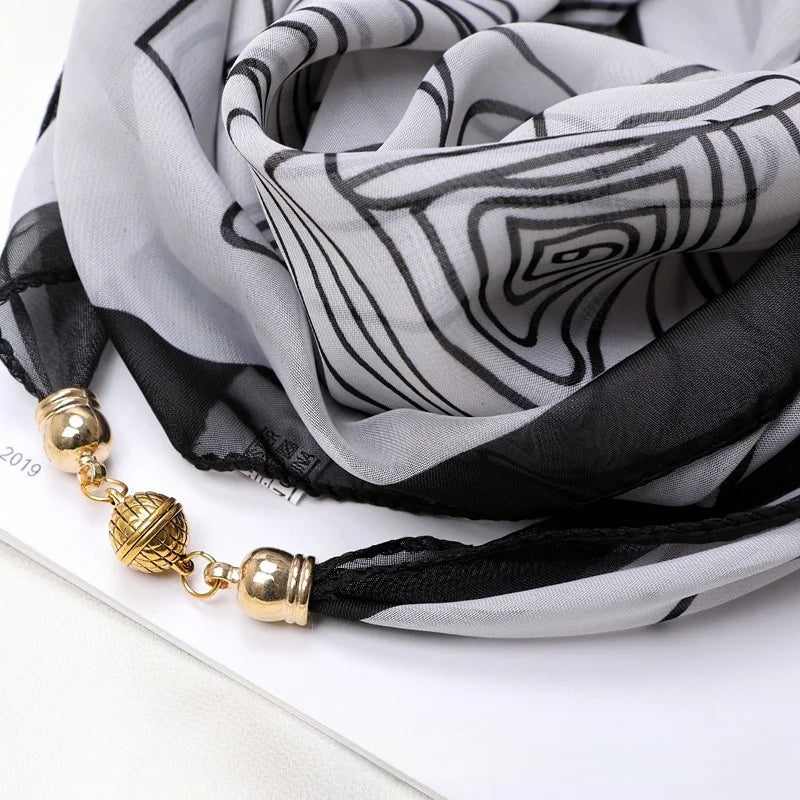 Magnetic Knot-Free Fashion Neck Scarf