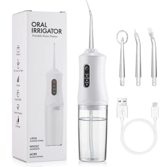 Portable Rechargeable Oral Irrigator Dental Water Flosser