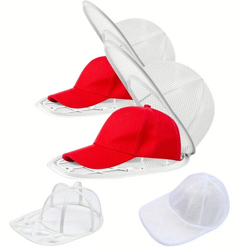 Hat Washer Cage for Baseball Caps Laundry Cleaner and Shape Guard - 1