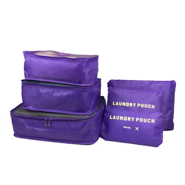 6-Piece Luggage Packing Organizer Set for Travel