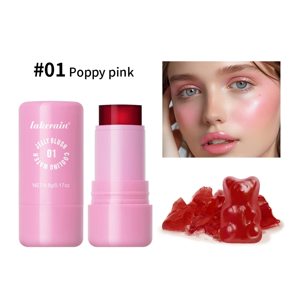 Cooling Water Jelly Blush Stick for Cheeks and Lips - 18