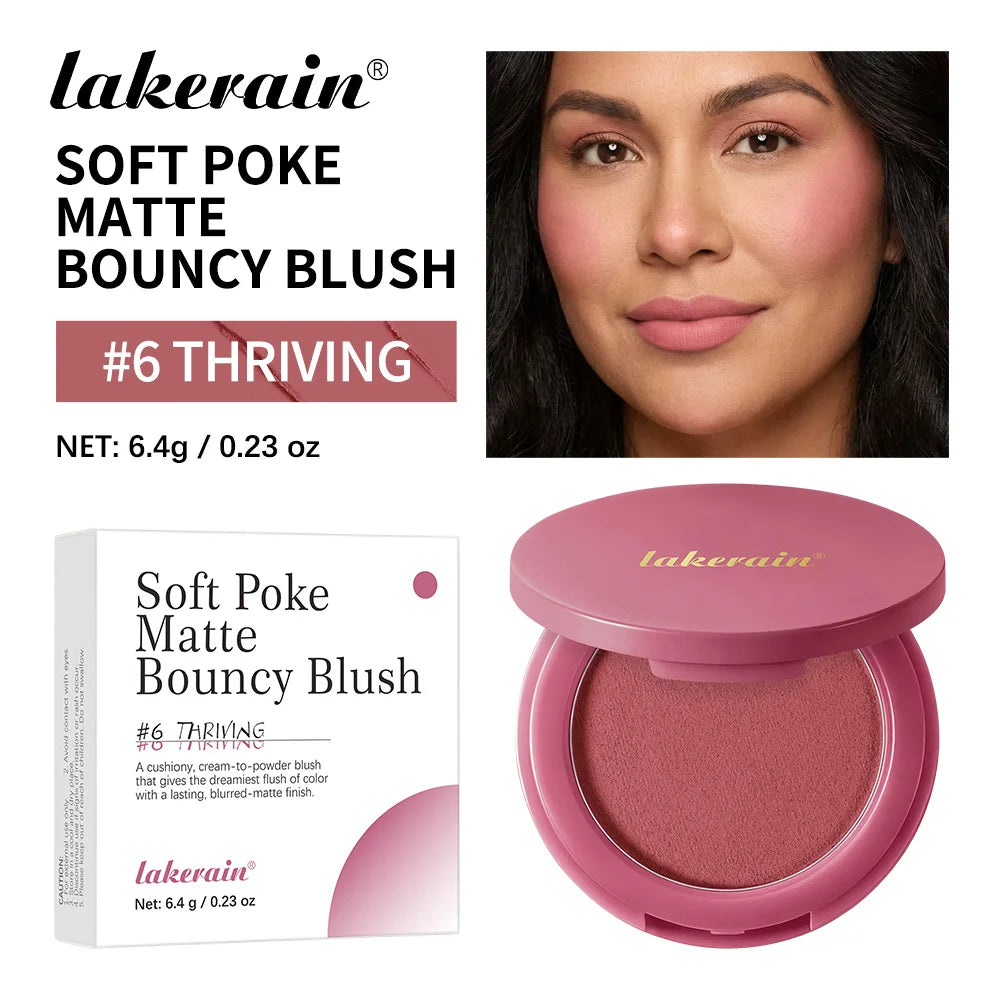 Matte Cream-to-Powder Bouncy Blush for Natural Flush - 27