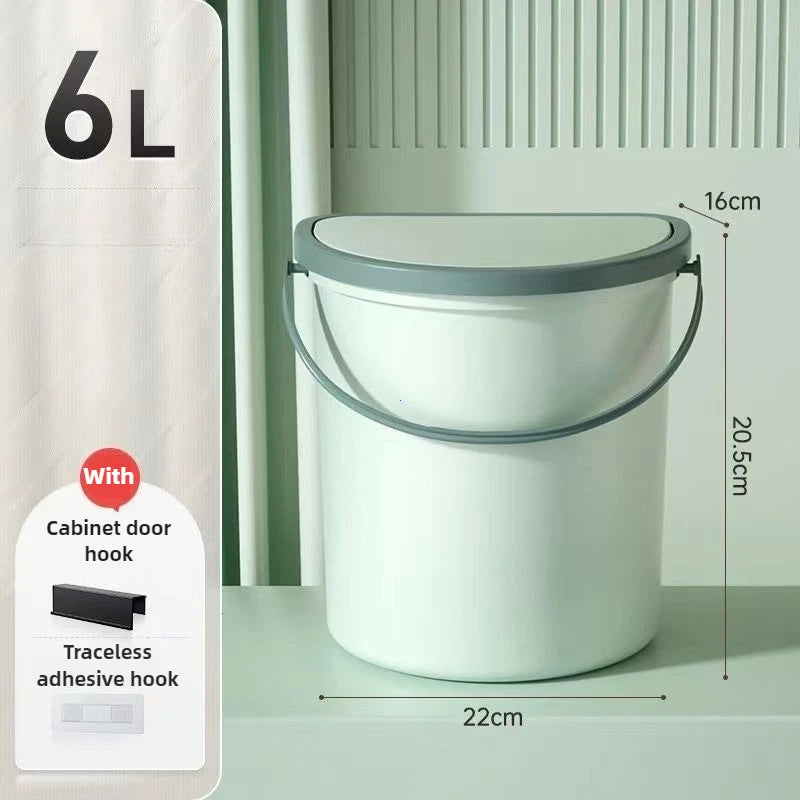 Wall-Mountable Trash Bin for RV, Camping, and Kitchen