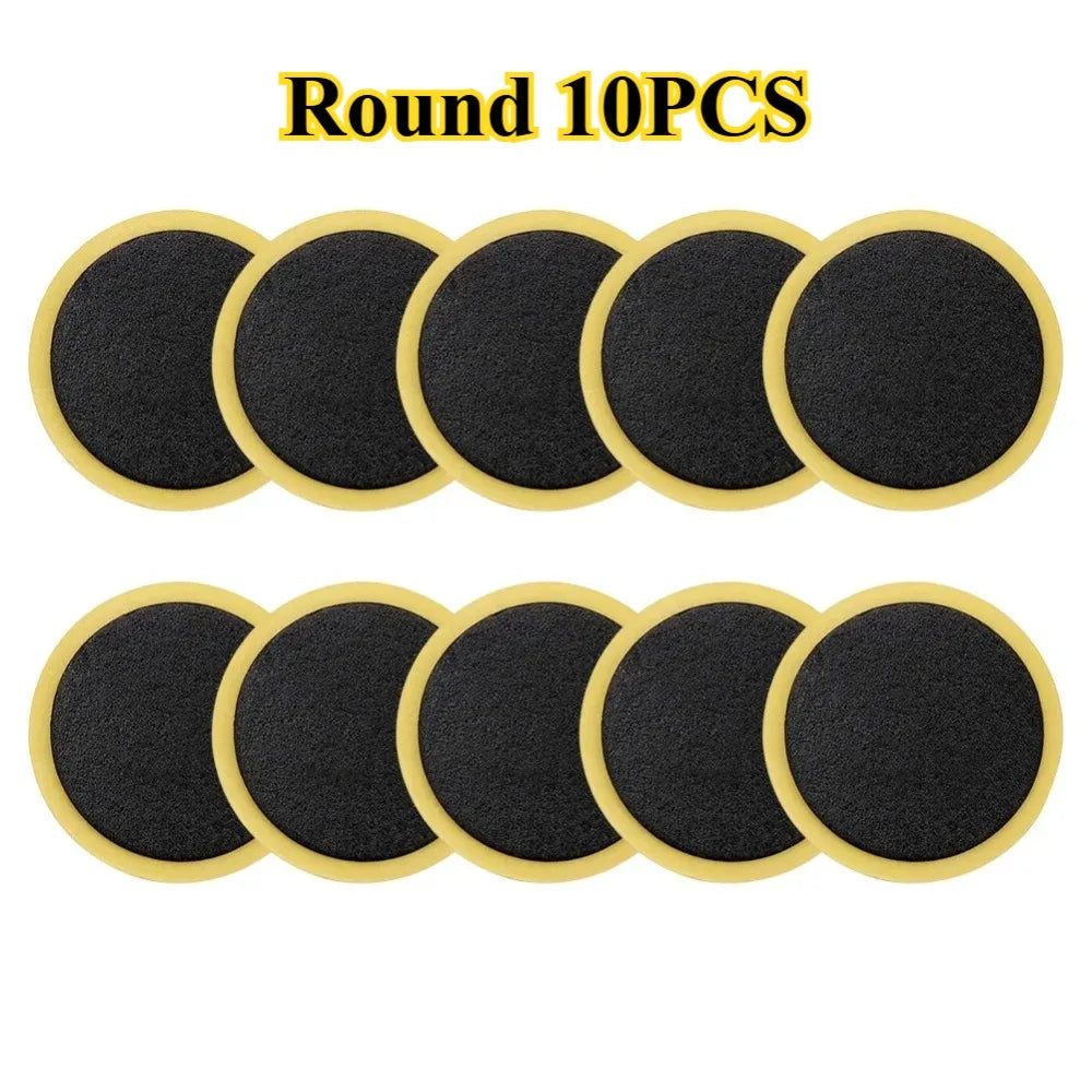 Glue-Free Bike Tire Puncture Repair Patch Kit - 16