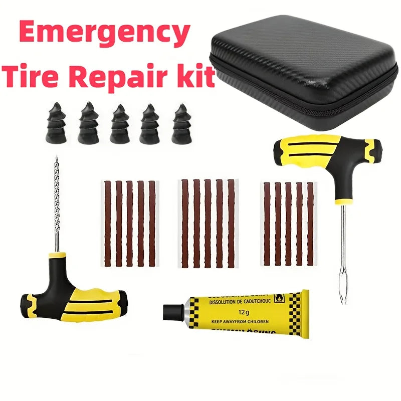 Emergency Universal Tire Puncture Repair Kit