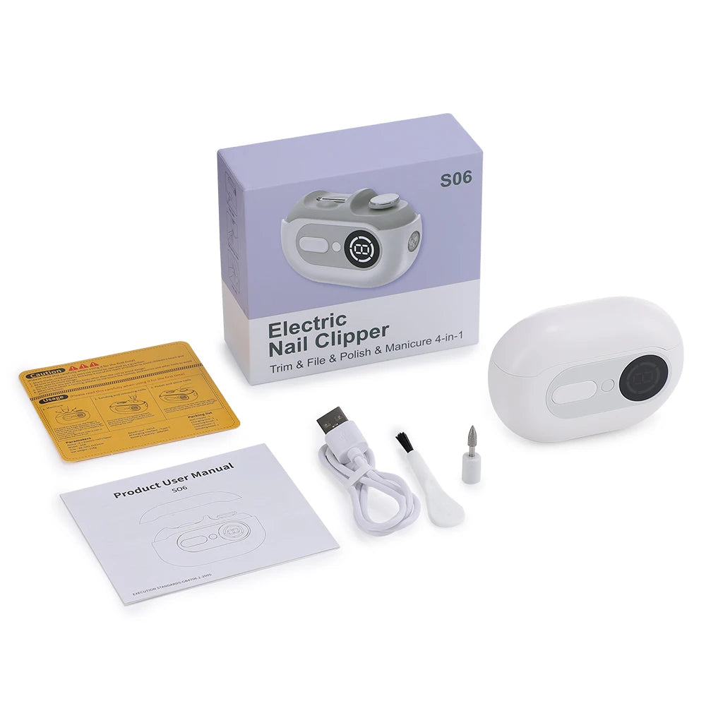 4-in-1 Electric Nail Clipper and Grooming Kit