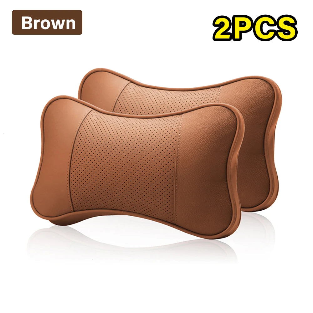 Adjustable Car Headrest Neck Support Pillow Set - 12