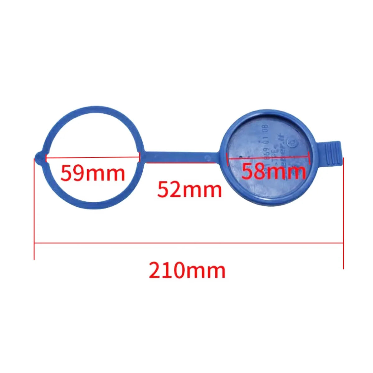 Windshield Wiper Washer Fluid Reservoir Cap - 5