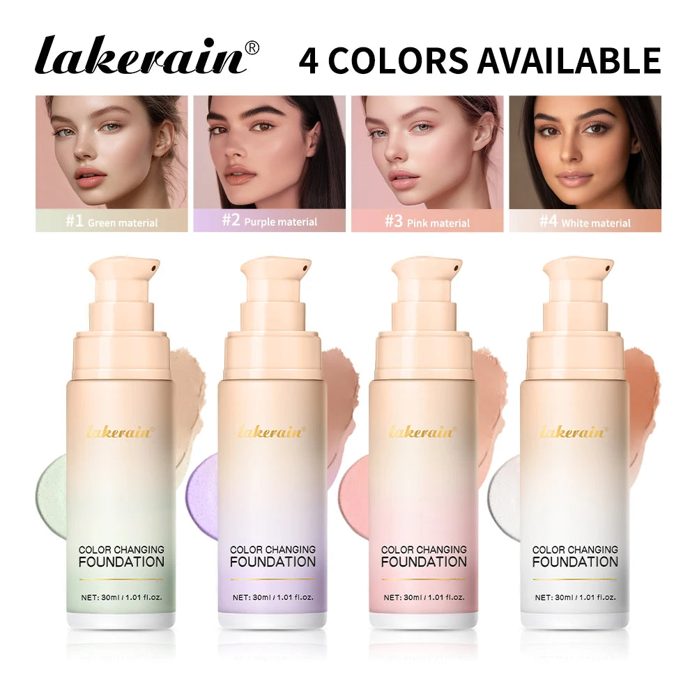 Color-Changing Liquid Foundation for Flawless Radiant Skin