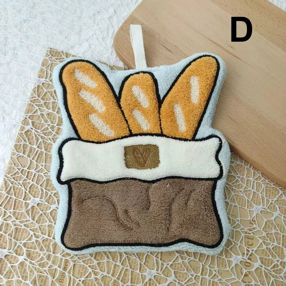 Quick-Drying Hanging Decorative Hand Towel for Kitchen and Bathroom