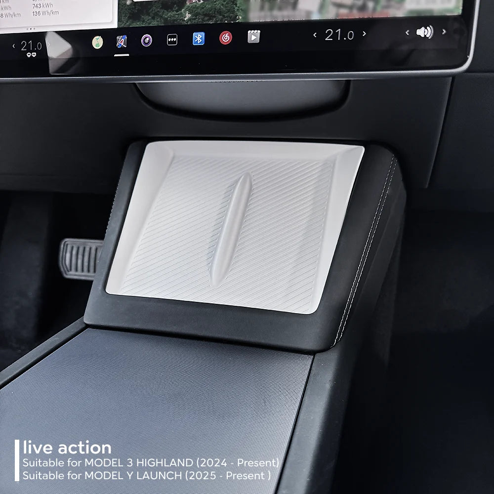 Wireless Charging Pad Cover for Model 3 Highland and Model Y Juniper - 5