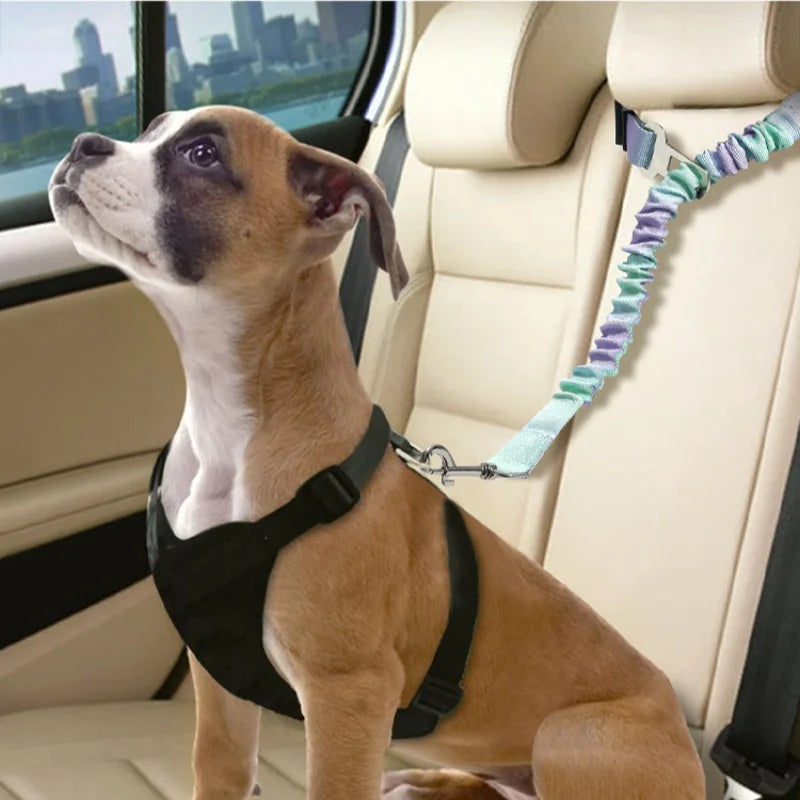 Adjustable Gradient Dog Car Safety Seat Belt - 7
