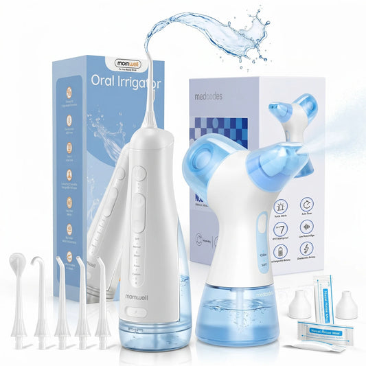 Portable Oral Irrigator and Nasal Rinse Cleaning System