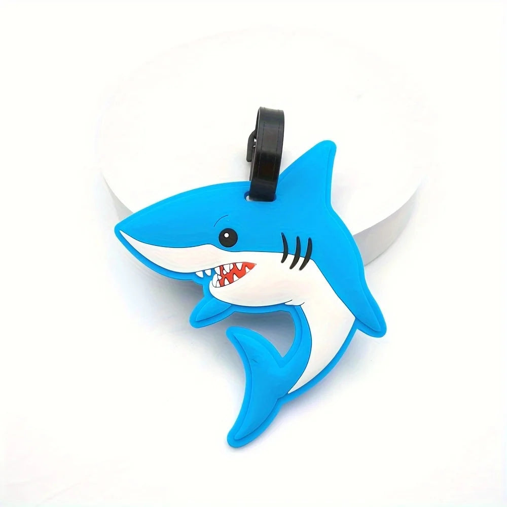 Shark Luggage Tag for Travel Identification - 8