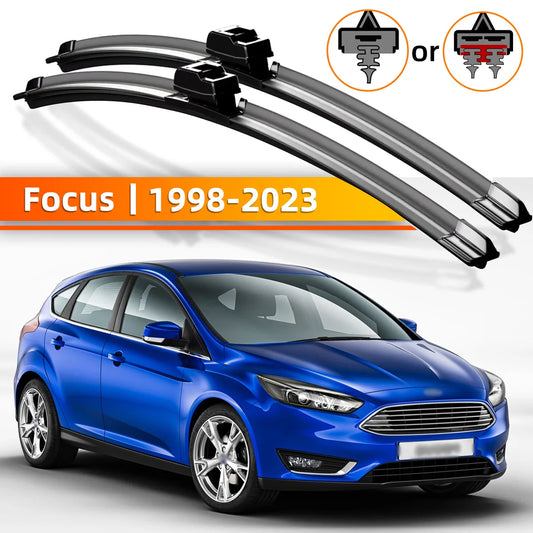 Front Windshield Wiper Blade Set for Left-Hand Drive Vehicles