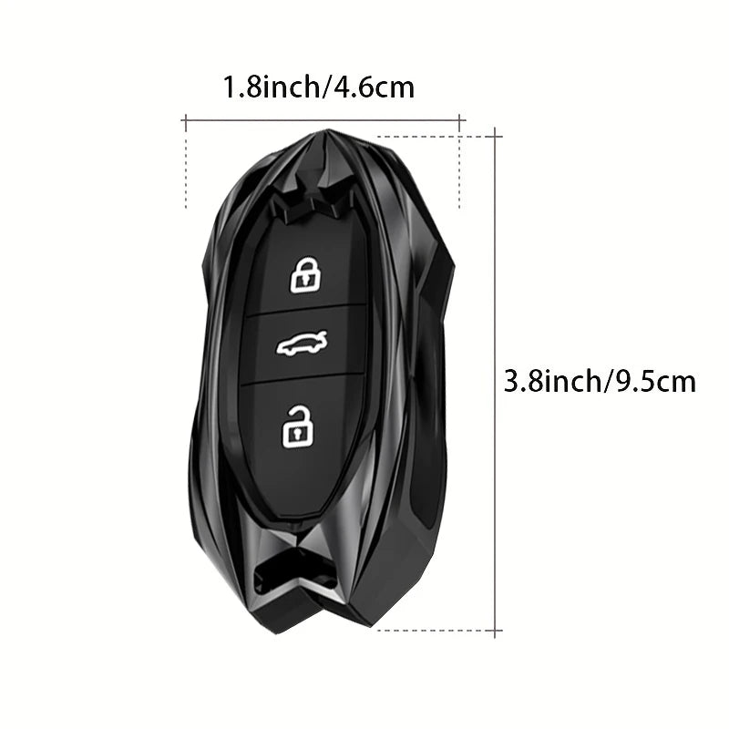 Protective Galvanized Alloy Car Key Case Shell - 5