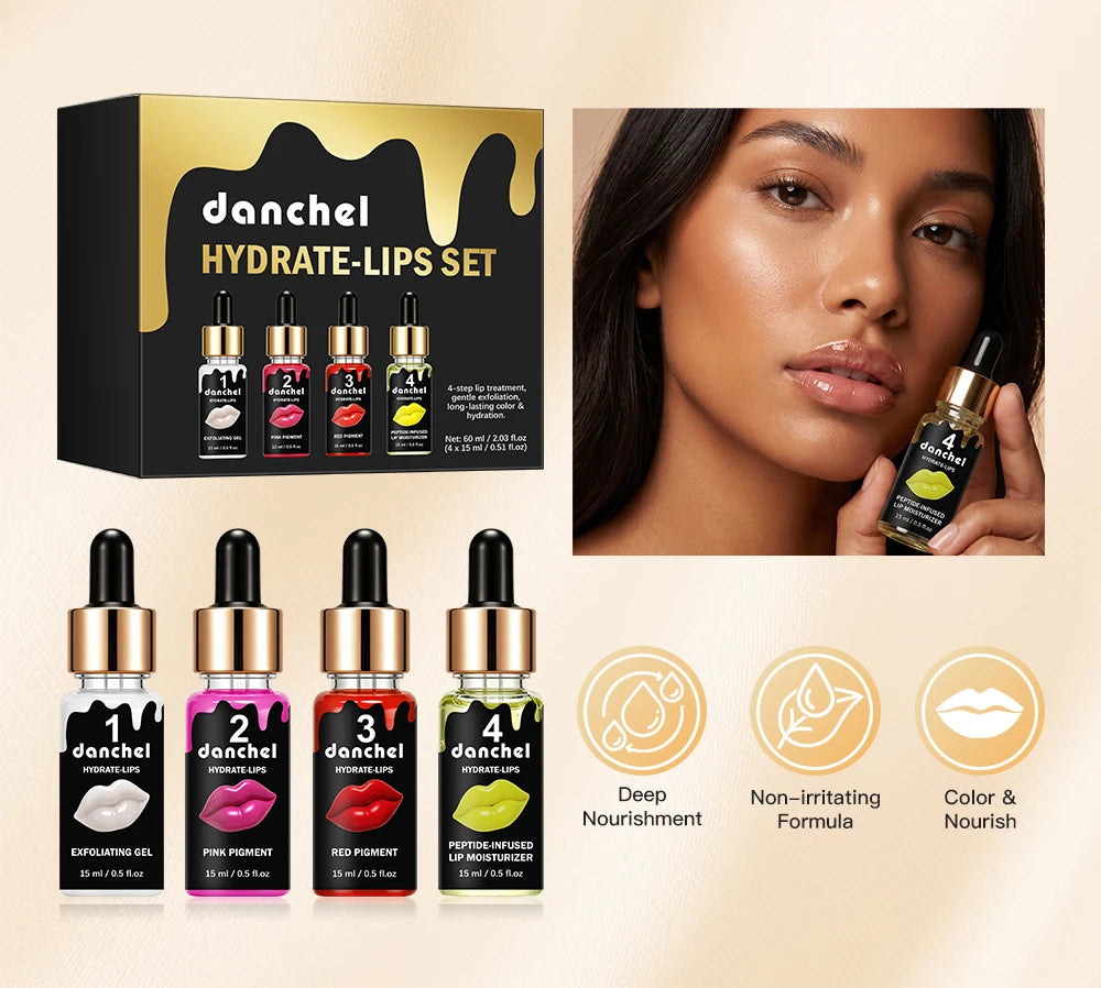 4-Step Complete Lip Care and Hydration Treatment Set - 7