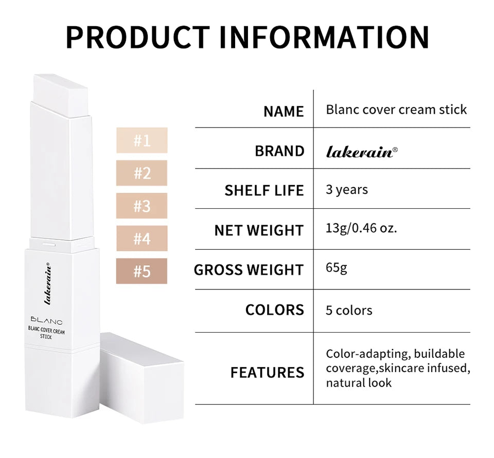 Dual-Ended Buildable Coverage Foundation and Concealer Stick - 18