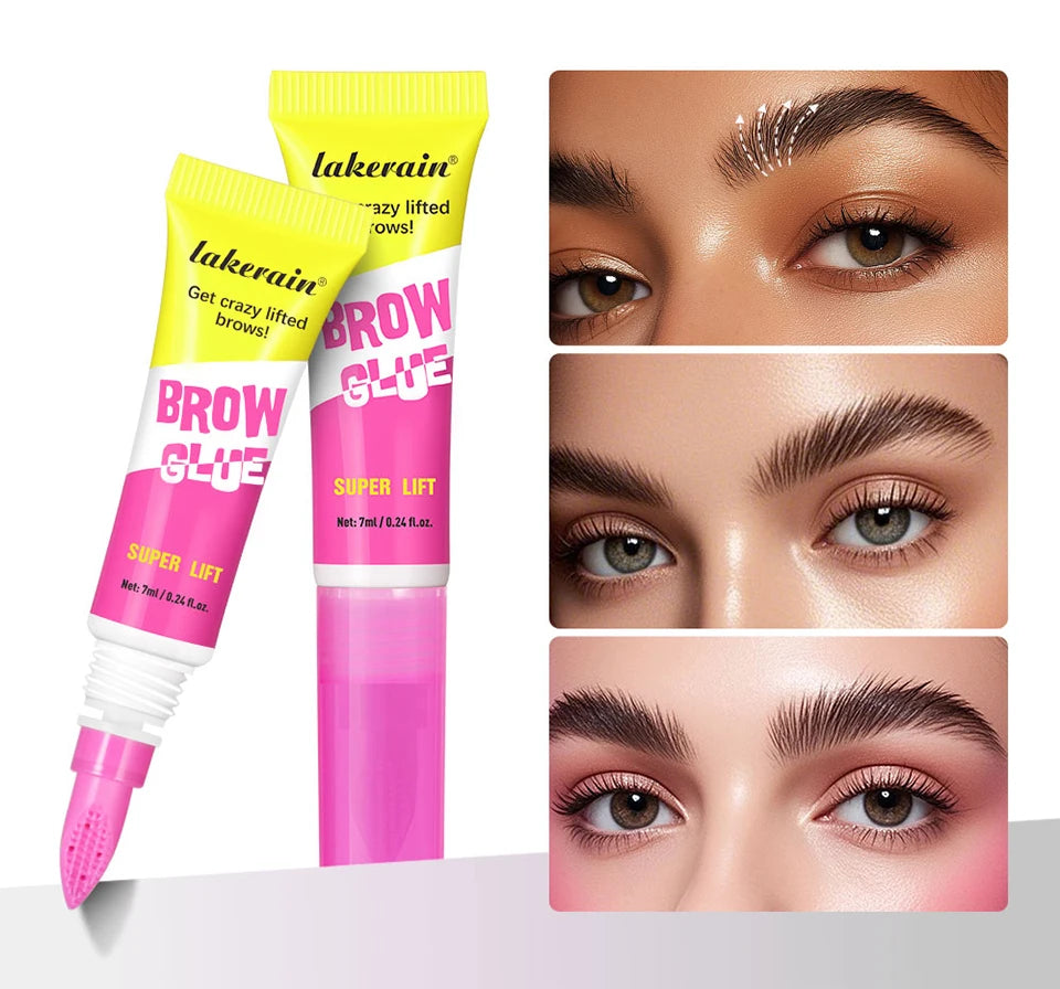 Long-Lasting Eyebrow Lamination Styling Gel with Built-in Comb - 12