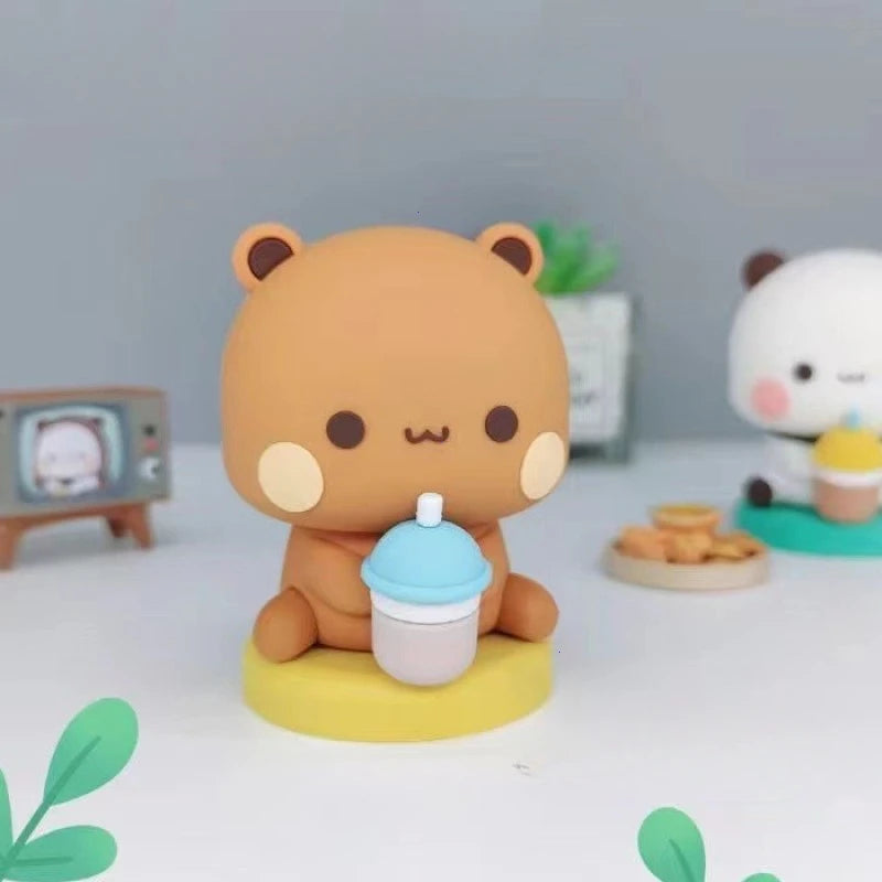 Cute Cartoon Panda and Bear Dashboard Ornament - 19