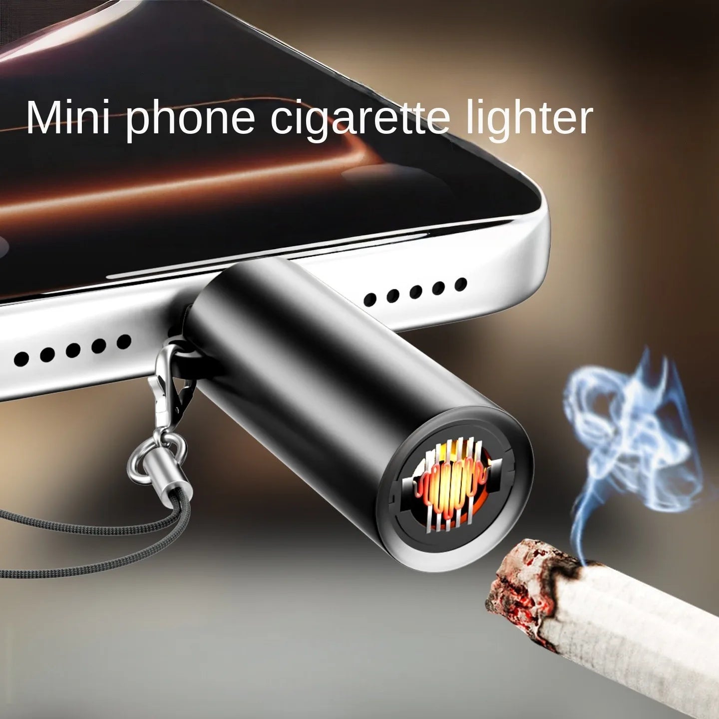 Portable USB-C Phone-Powered Cigarette Lighter - 1