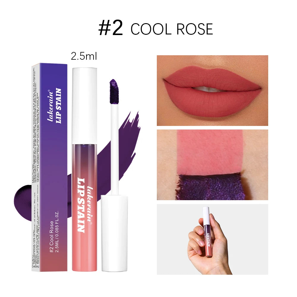 Waterproof Peel-Off Lip Stain Matte Tint - 34