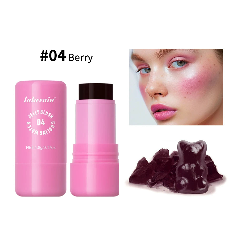 Cooling Water Jelly Blush Stick for Cheeks and Lips - 21