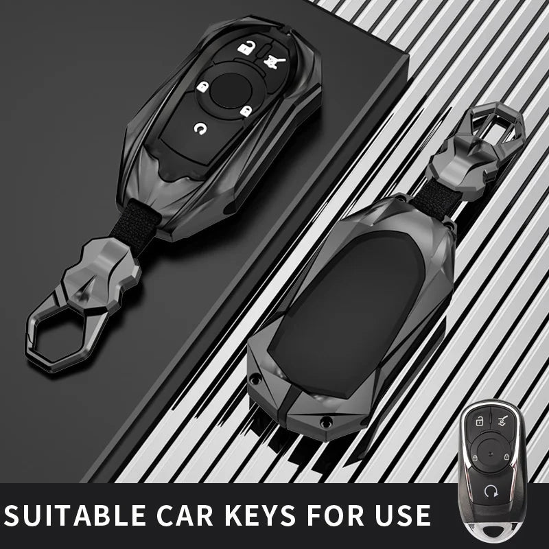 Protective Galvanized Alloy Key Fob Cover for Buick - 12