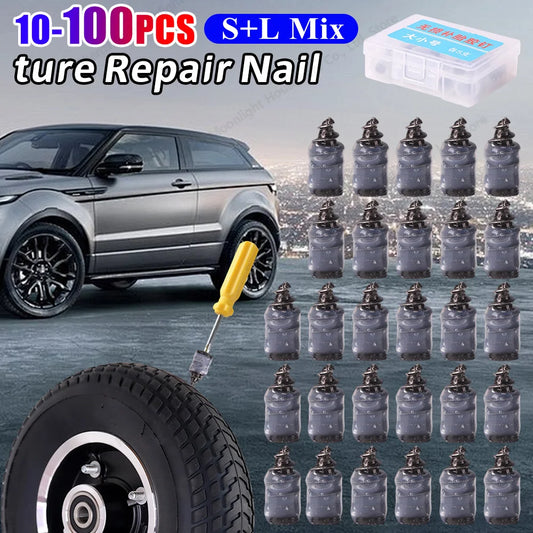 Universal Tubeless Tire Puncture Repair Nails for Vehicles