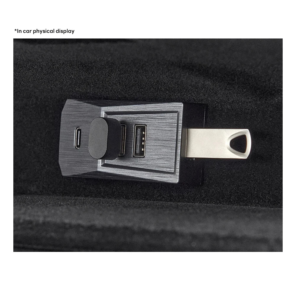 Glovebox USB Hub Docking Station for Tesla Model 3 Highland and Model Y