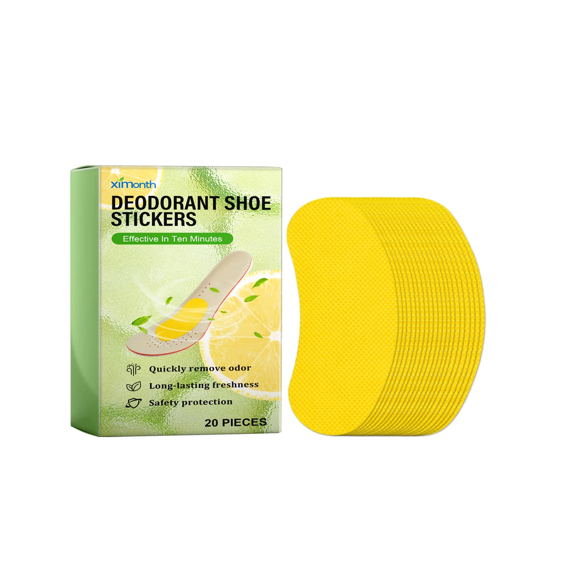 Refreshing Shoe Deodorizer Patches for Odor and Moisture Control