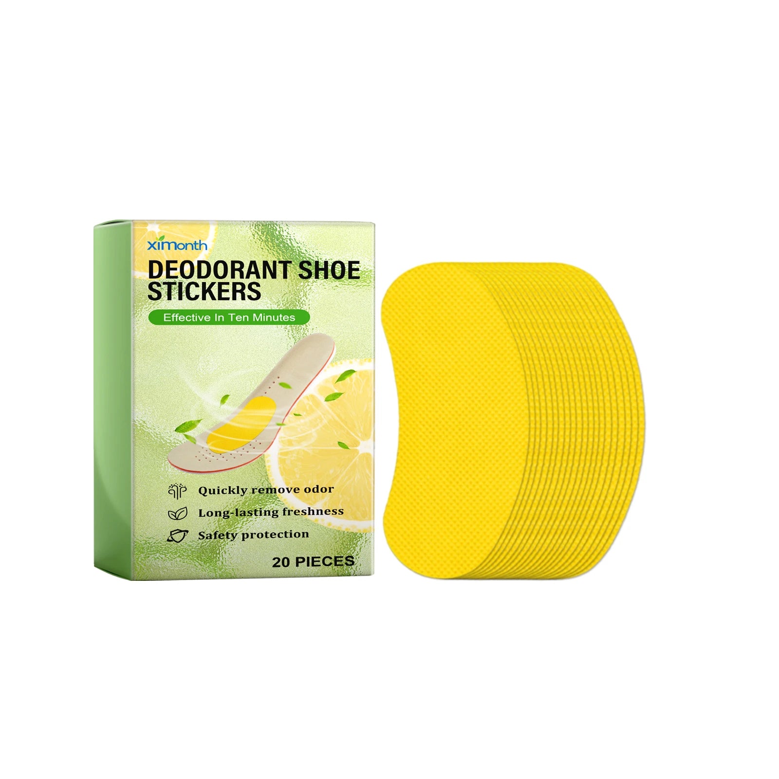 Refreshing Shoe Deodorizer Patches for Odor and Moisture Control - 7