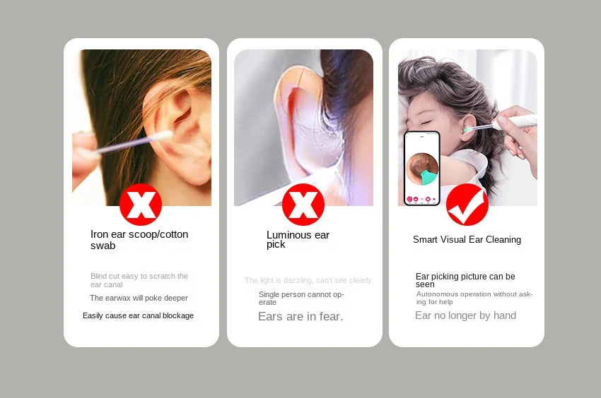 Visual Ear Wax Removal Tool with HD Camera - 12