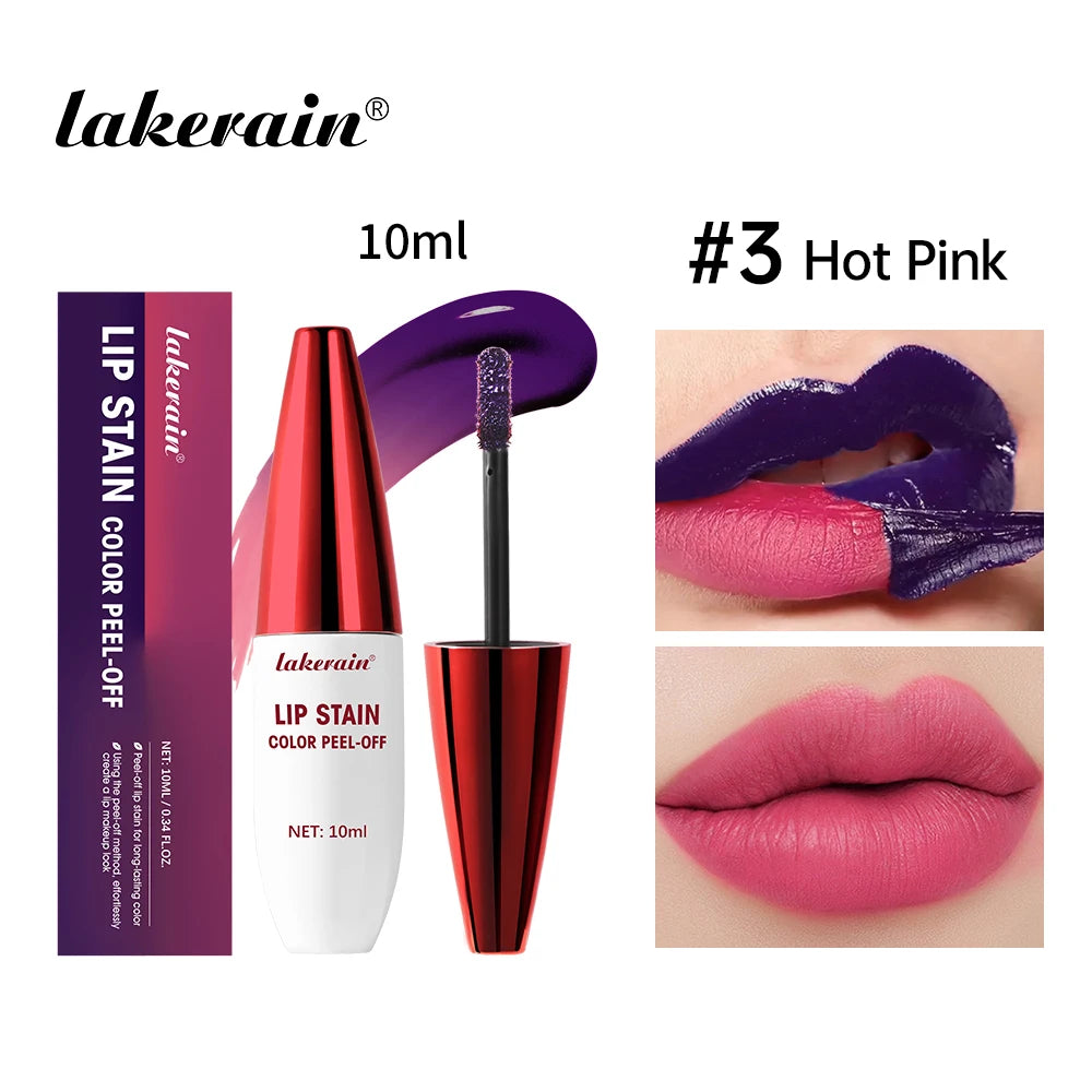 Waterproof Peel-Off Matte Lip Stain Tint - 17