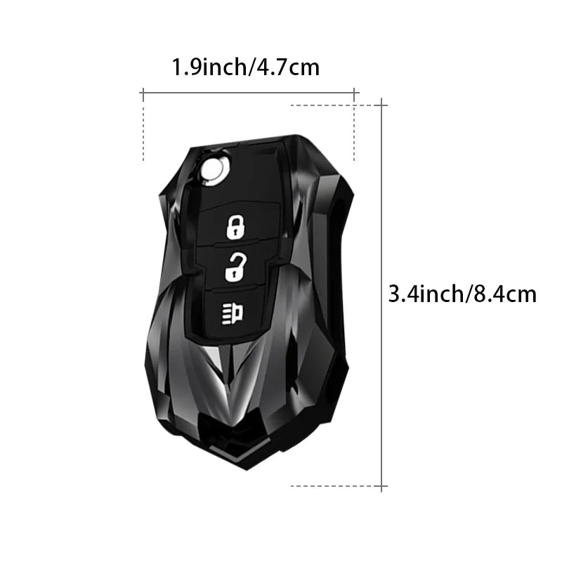 Protective Galvanized Alloy Car Key Case for Great Wall Models