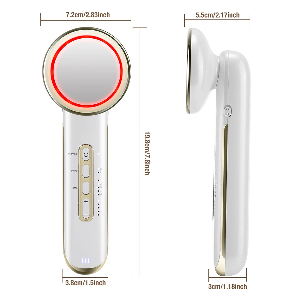 EMS Ultrasound Body Slimming and Facial Lifting Massager