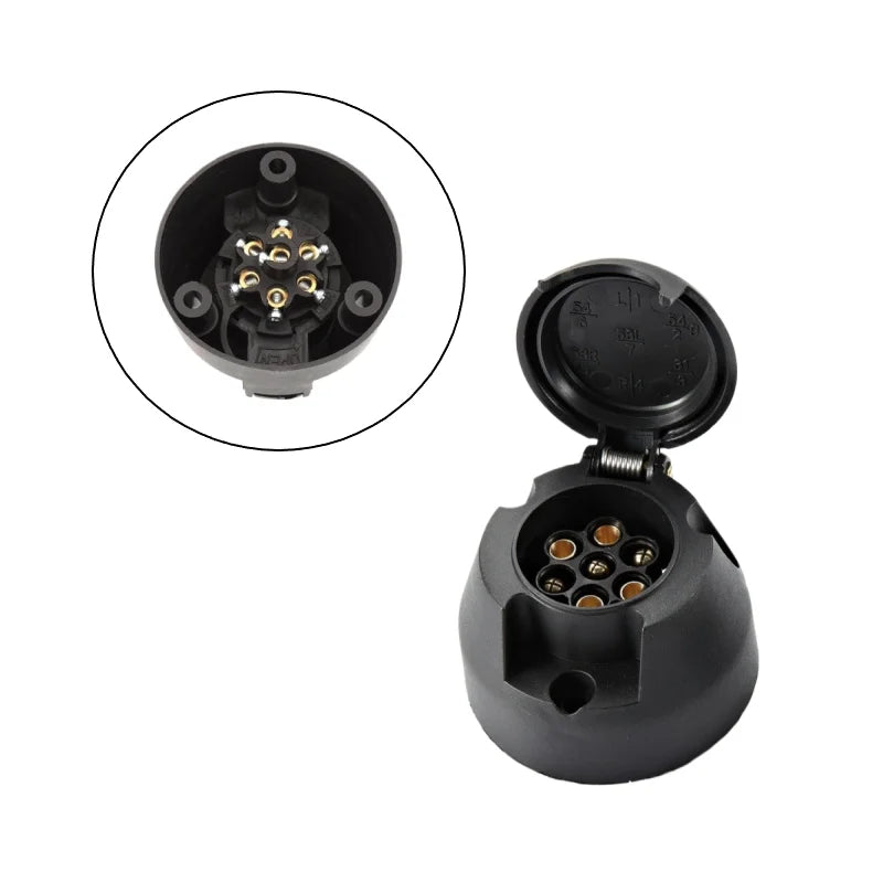 12V Trailer Socket Connector 7 Pin and 13 Pin Caravan Towing Plug