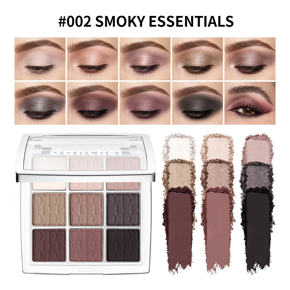 9-Shade Pigmented Eyeshadow Palette for Versatile Makeup Looks - 23